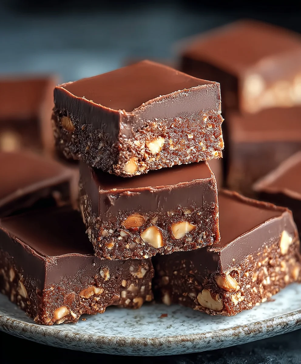 Easy No-Bake Chocolate Biscuit Bars - Quick Dessert