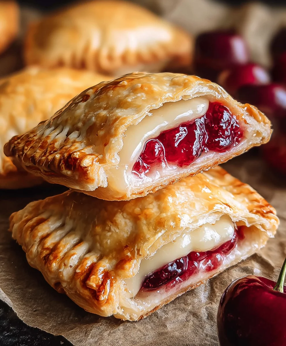 Cherry Cheesecake Hand Pies-Easy Sweet Treats