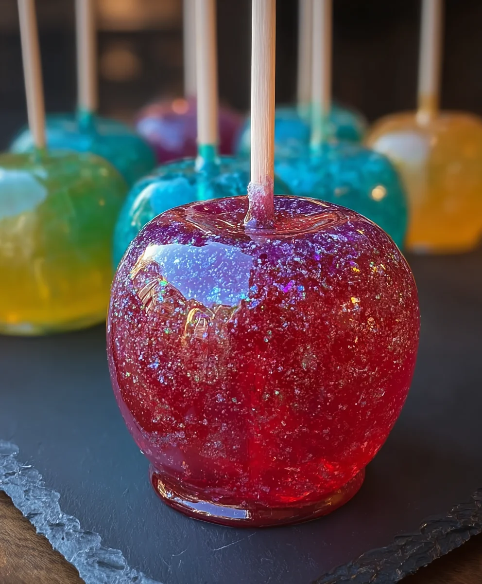 Jolly Rancher Candy Apples - Sweet Festive Treat