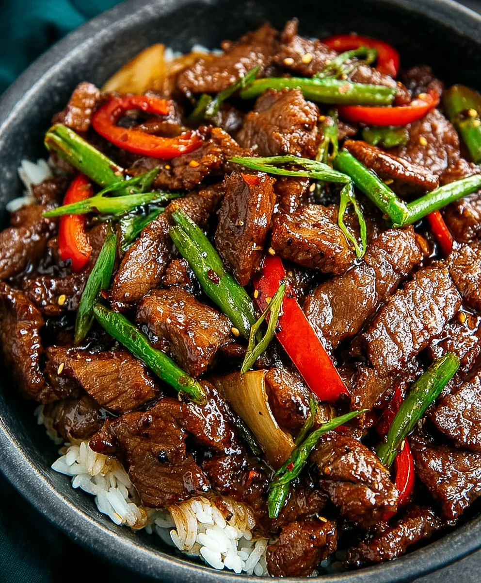 Spicy Black Pepper Beef Stir-fry- Quick & Delicious Meal