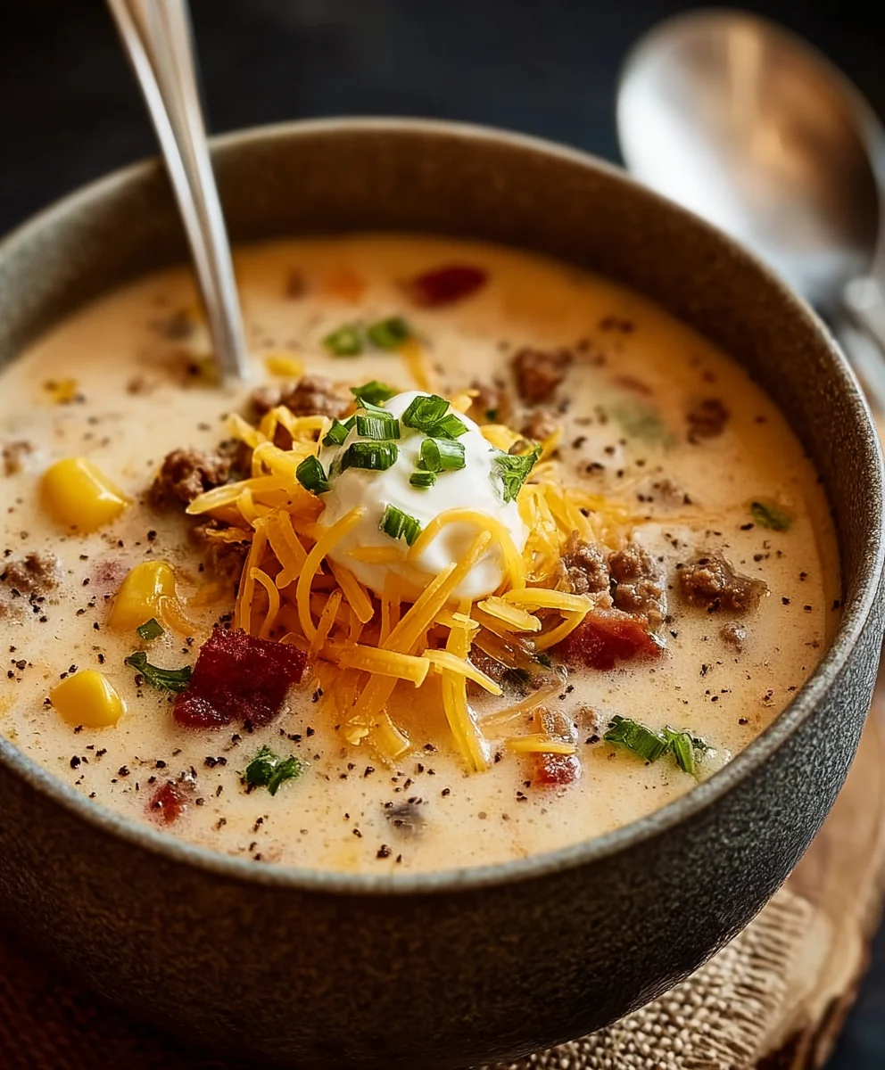 Creamy Beef Cowboy Soup - Cozy Weeknight Meal