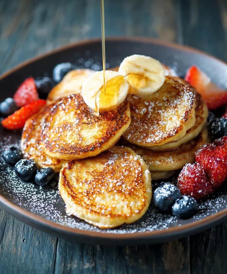 Fluffy Cottage Cheese Pancakes – Easy Healthy Breakfast