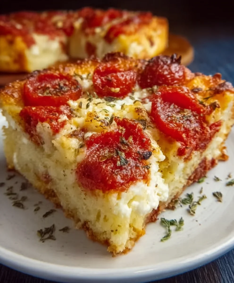 Easy Cottage Cheese Bake-Pizza Style Delight