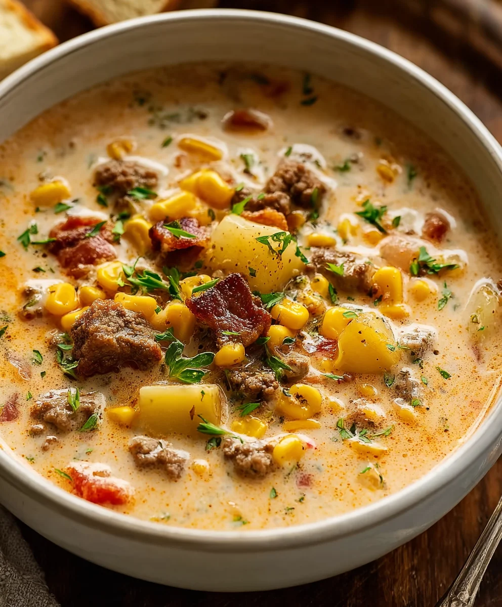 Creamy Cowboy Soup- Hearty Flavorful Family Favorite