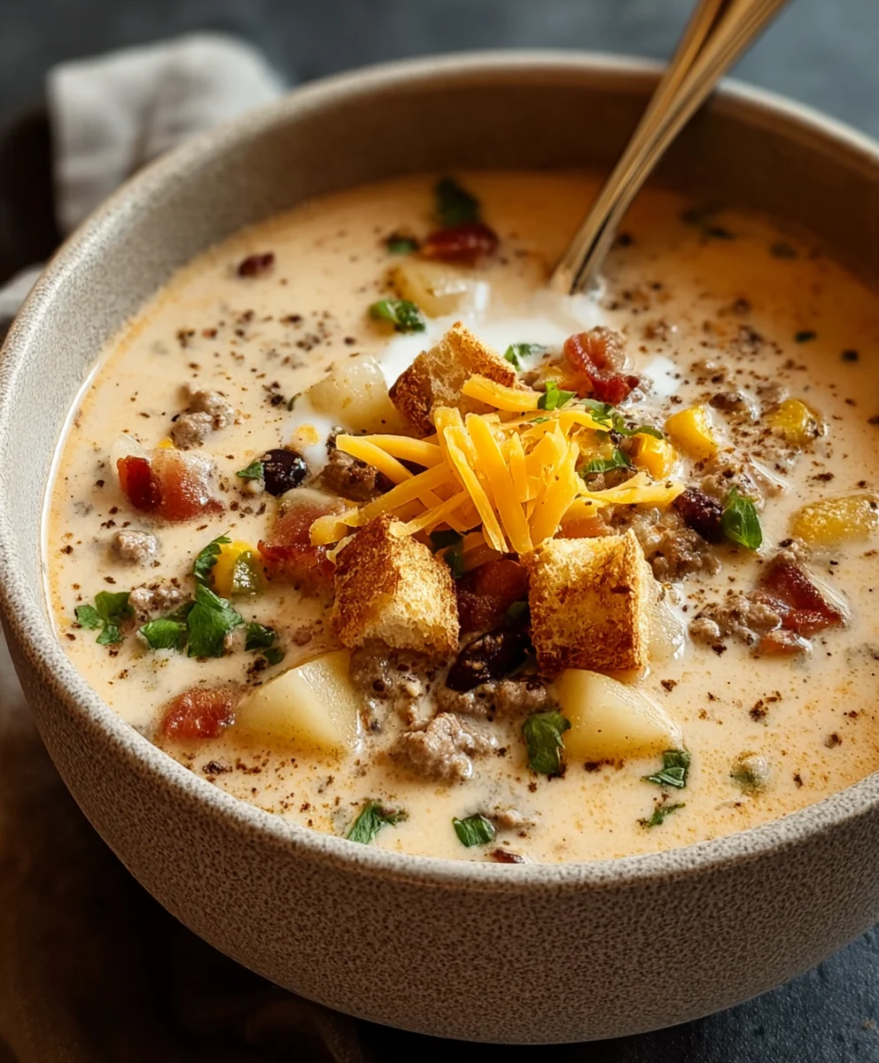 Creamy Beef Cowboy Soup - Cozy Weeknight Meal