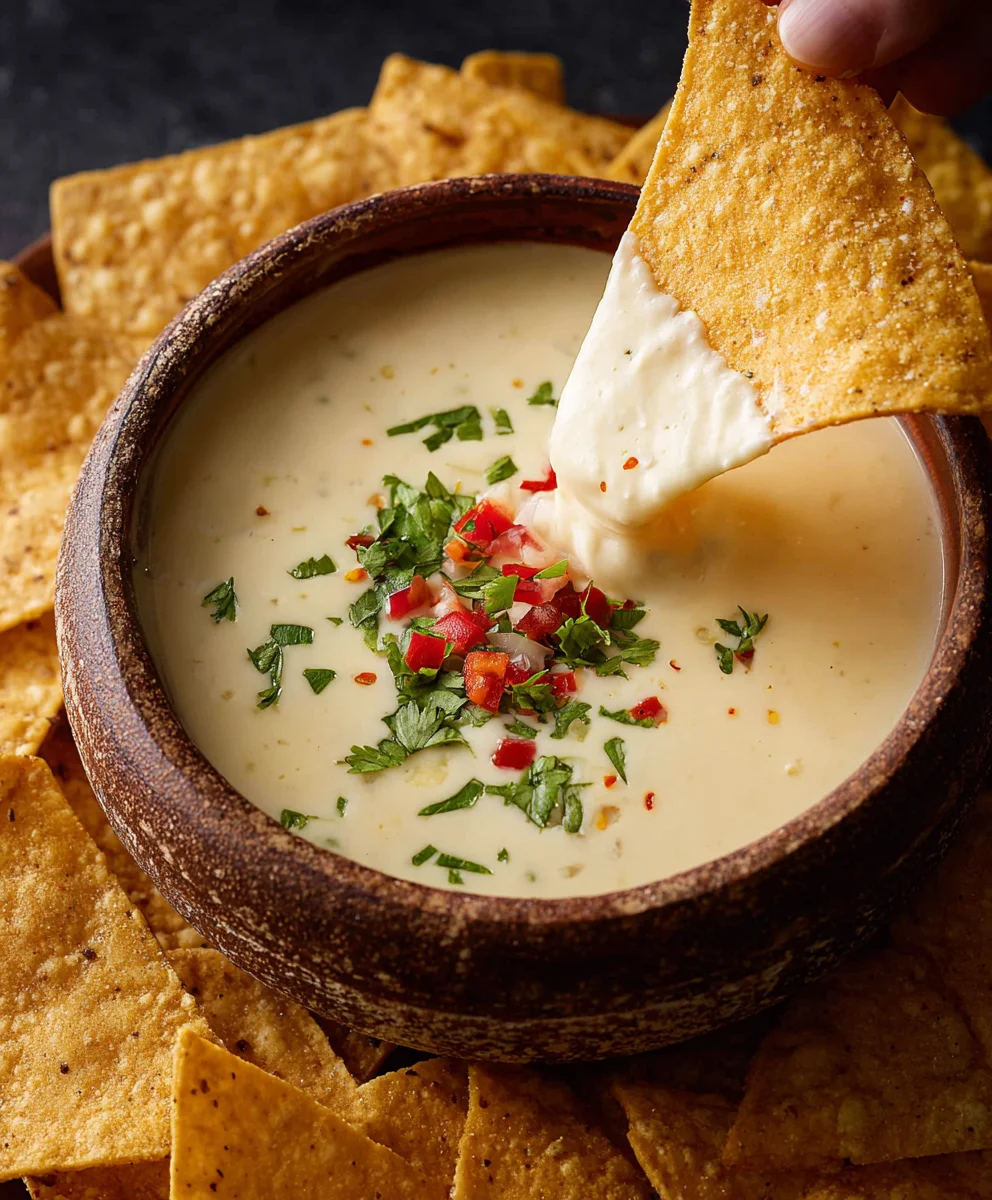 Easy Queso Blanco Cheese Dip Recipe