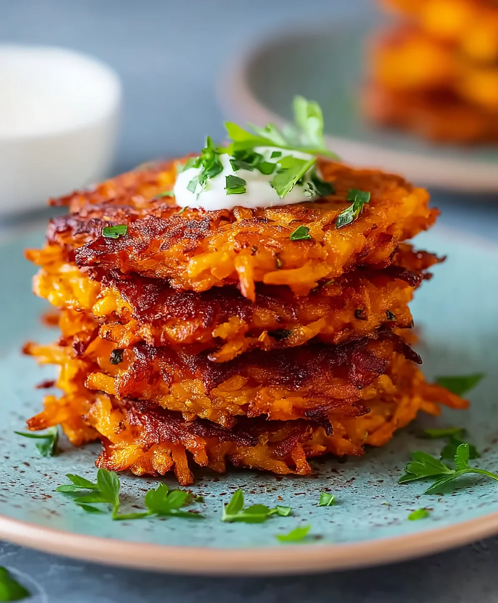 Savory Sweet Potato Hash Browns- Easy Delicious Side