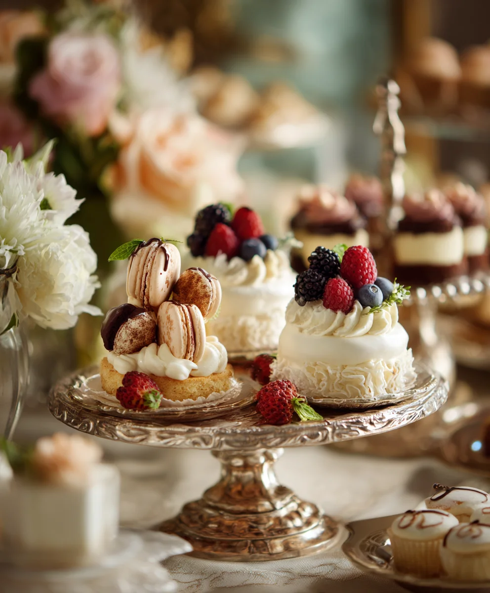 Vintage Wedding Dessert Table Ideas-Sweet Treats