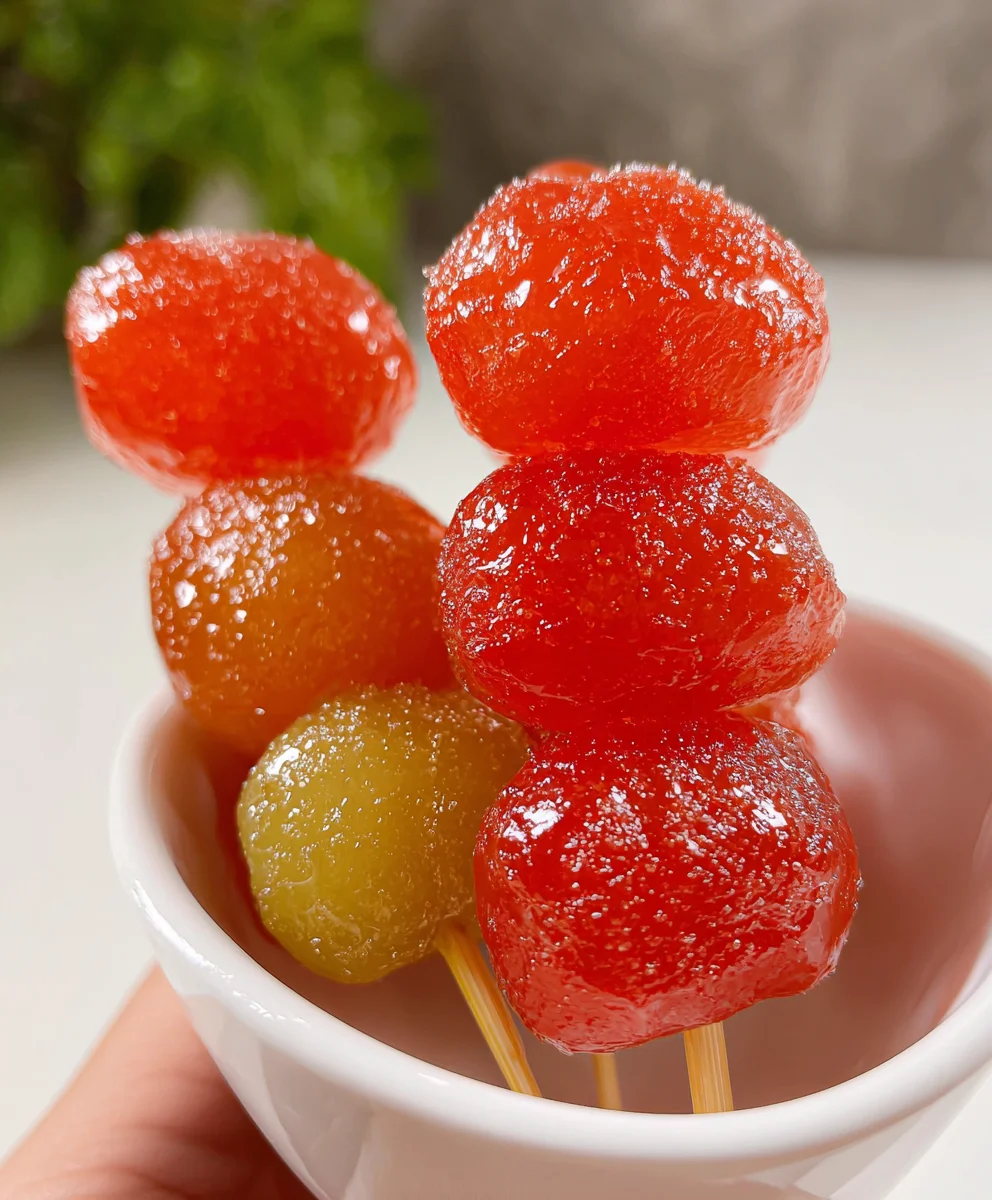 Tanghulu Recipe - Easy Chinese Candied Fruit Fun