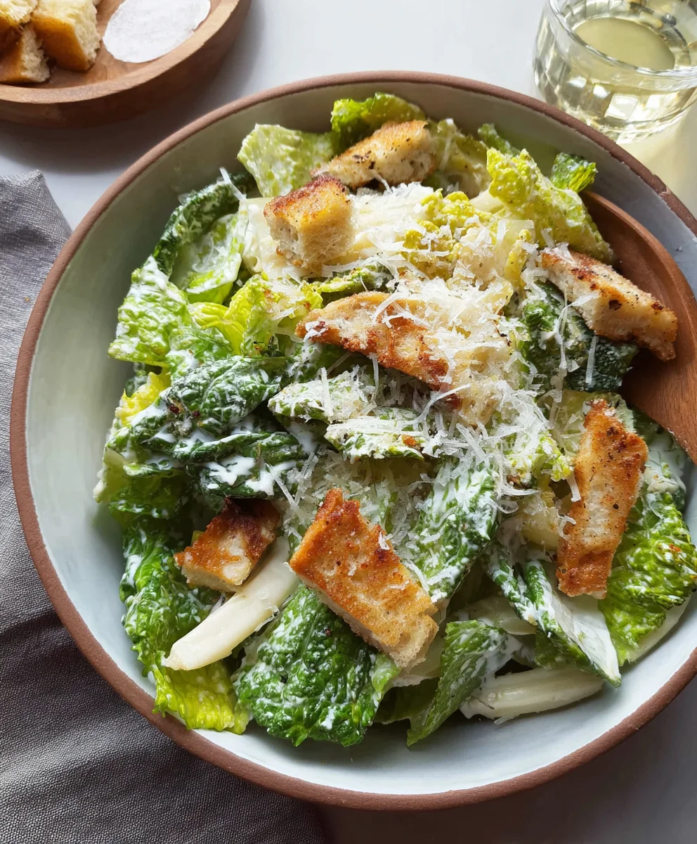 Easy Vegetarian Caesar Salad Recipe