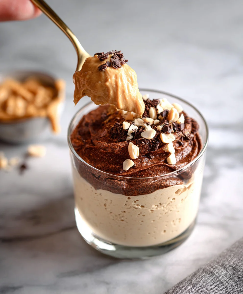 Peanut Butter Mousse- Cottage Cheese Protein Treat