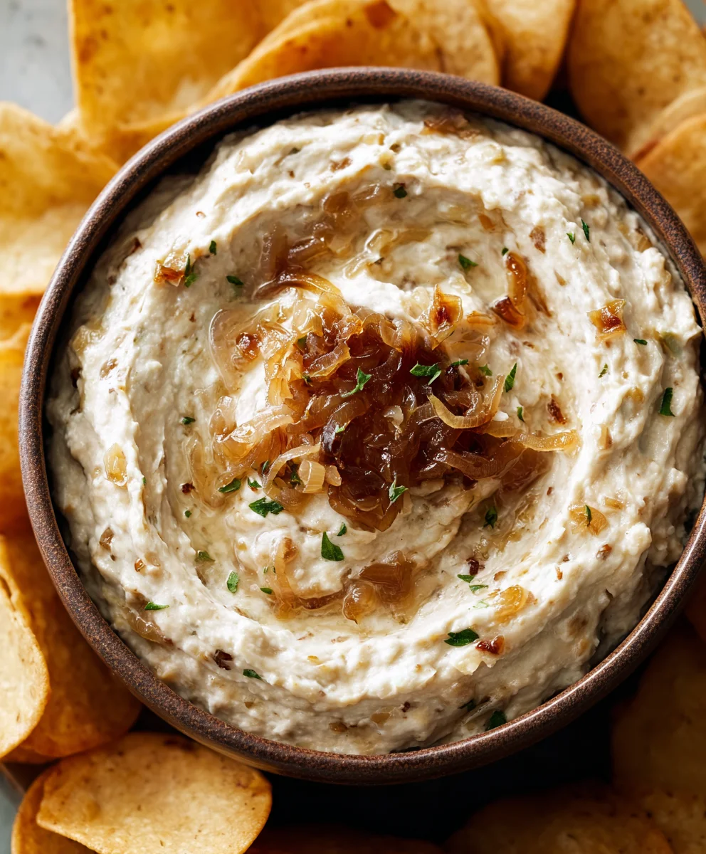 Gordon Ramsay Caramelized Onion Dip- Easy & Delicious