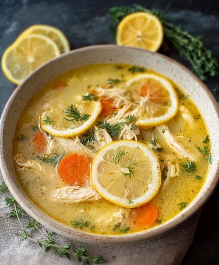 Greek Lemon Chicken Soup – Zesty Comfort Food