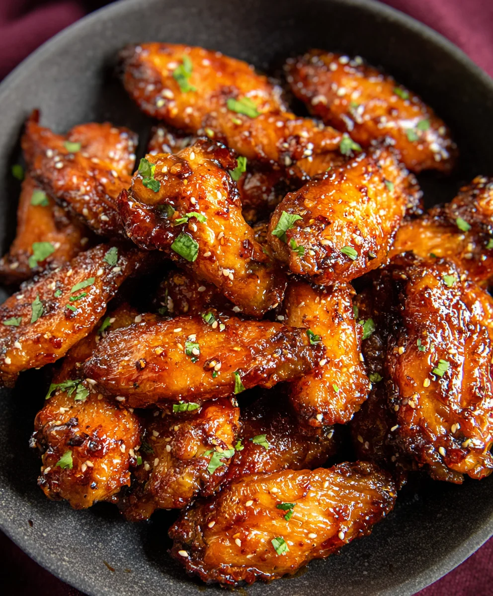 Honey Garlic Chicken Wings Recipe- Delicious & Easy