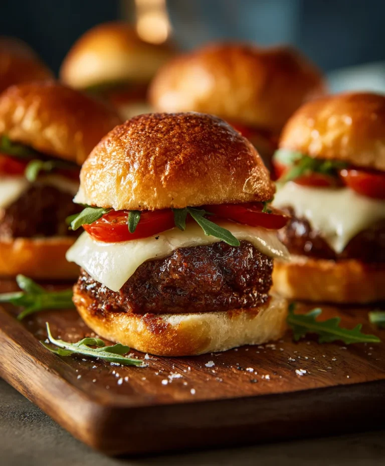 Easy Beef Italian Sliders-Quick & Flavorful Bites