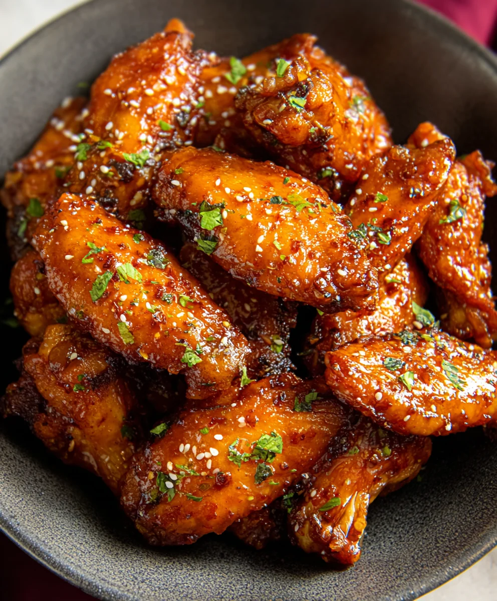 Honey Garlic Chicken Wings Recipe- Delicious & Easy