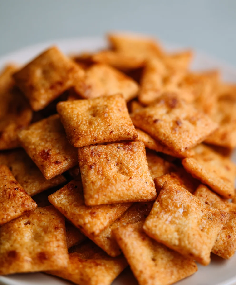 Sourdough Cheez-Its- Homemade Crackers