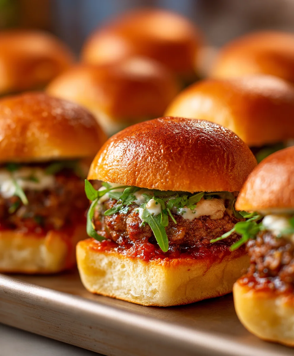 Easy Beef Italian Sliders-Quick & Flavorful Bites