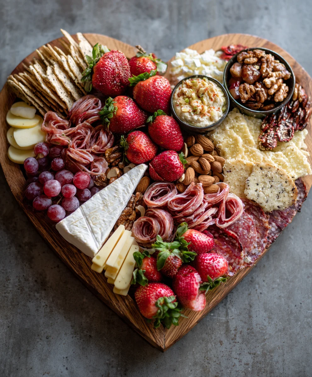 Vnon-alcoholic alentine's Day Non-Non-Non-Alcoholic Alternativeic Charcuterie Board Ideas