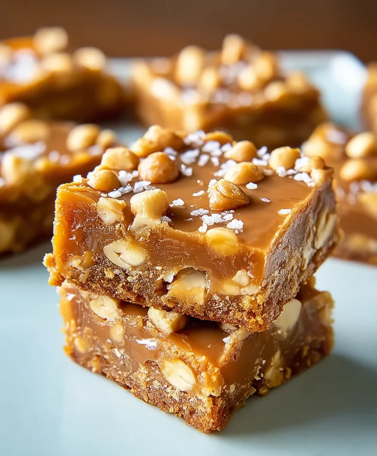 Gooey Butterscotch Nut Bars-Easy Dessert Recipe