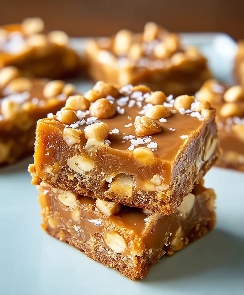 Gooey Butterscotch Nut Bars-Easy Dessert Recipe