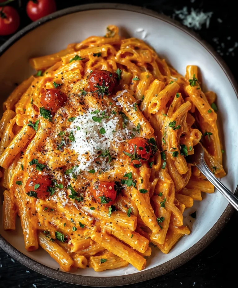 Creamy Tomato Garlic Pasta-Quick & Easy Recipe