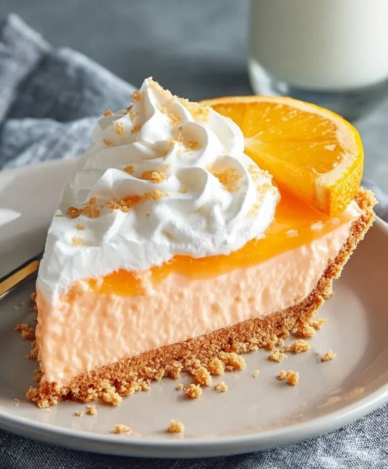 Jello Creamsicle Pie Recipe – Easy & Delicious No-Bake Treat