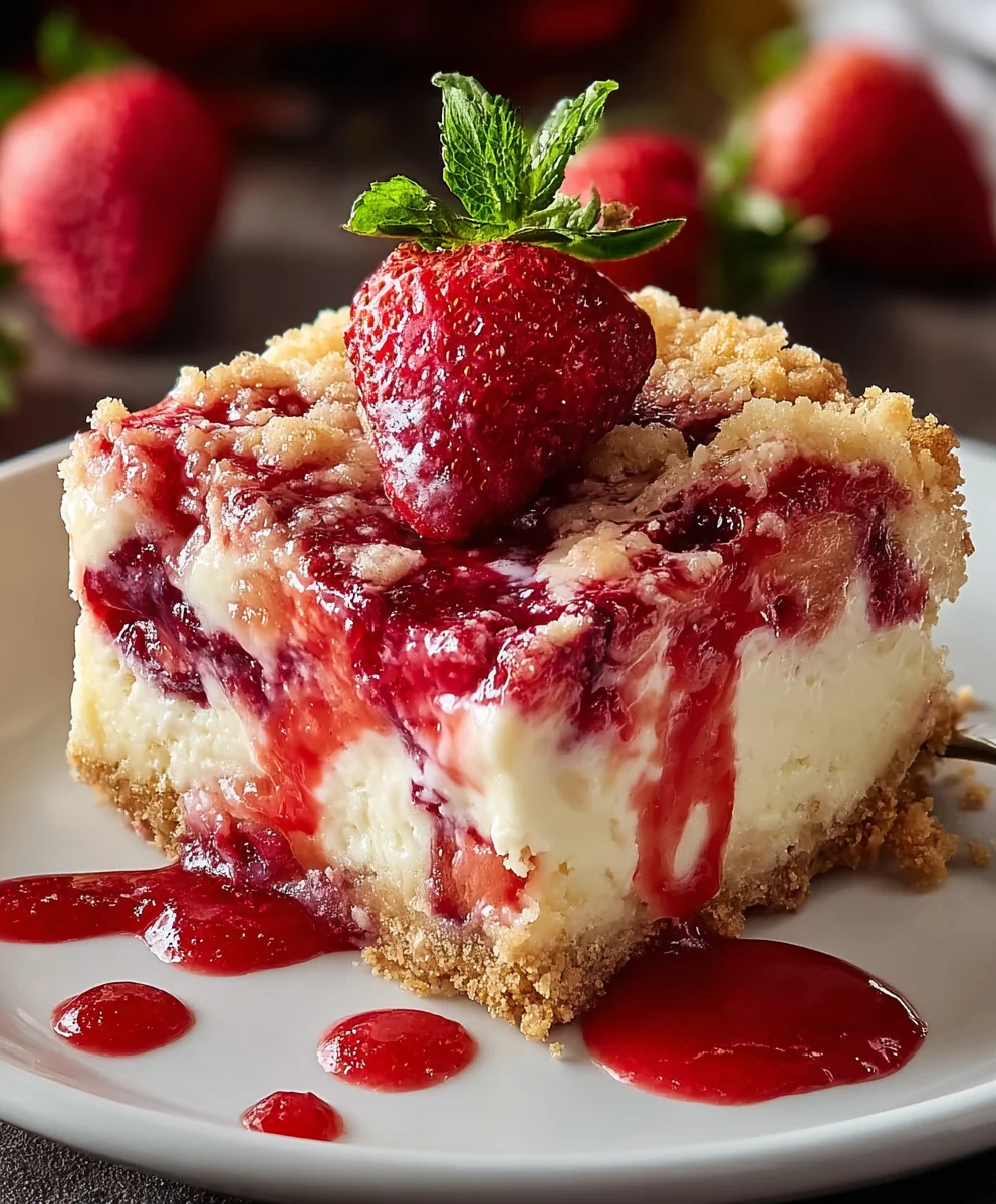 Easy Strawberry Cheesecake Dump Cake Recipe