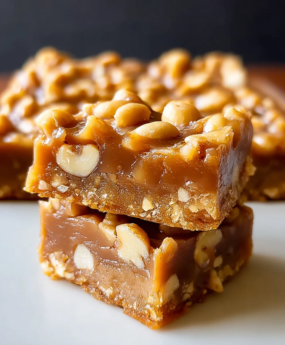 Gooey Butterscotch Nut Bars-Easy Dessert Recipe