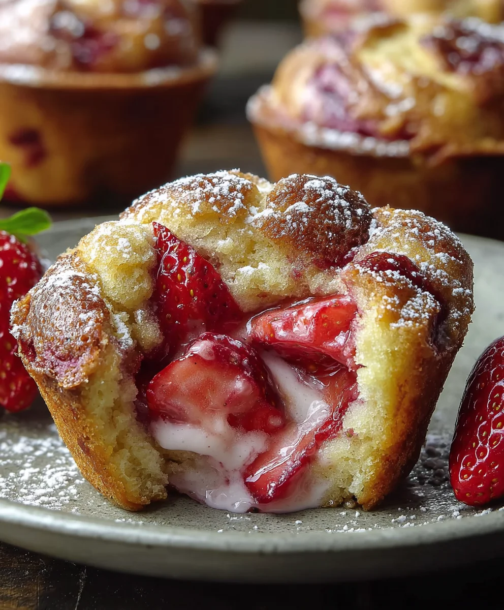 Strawberry French Toast Muffins-Easy Breakfast Recipe