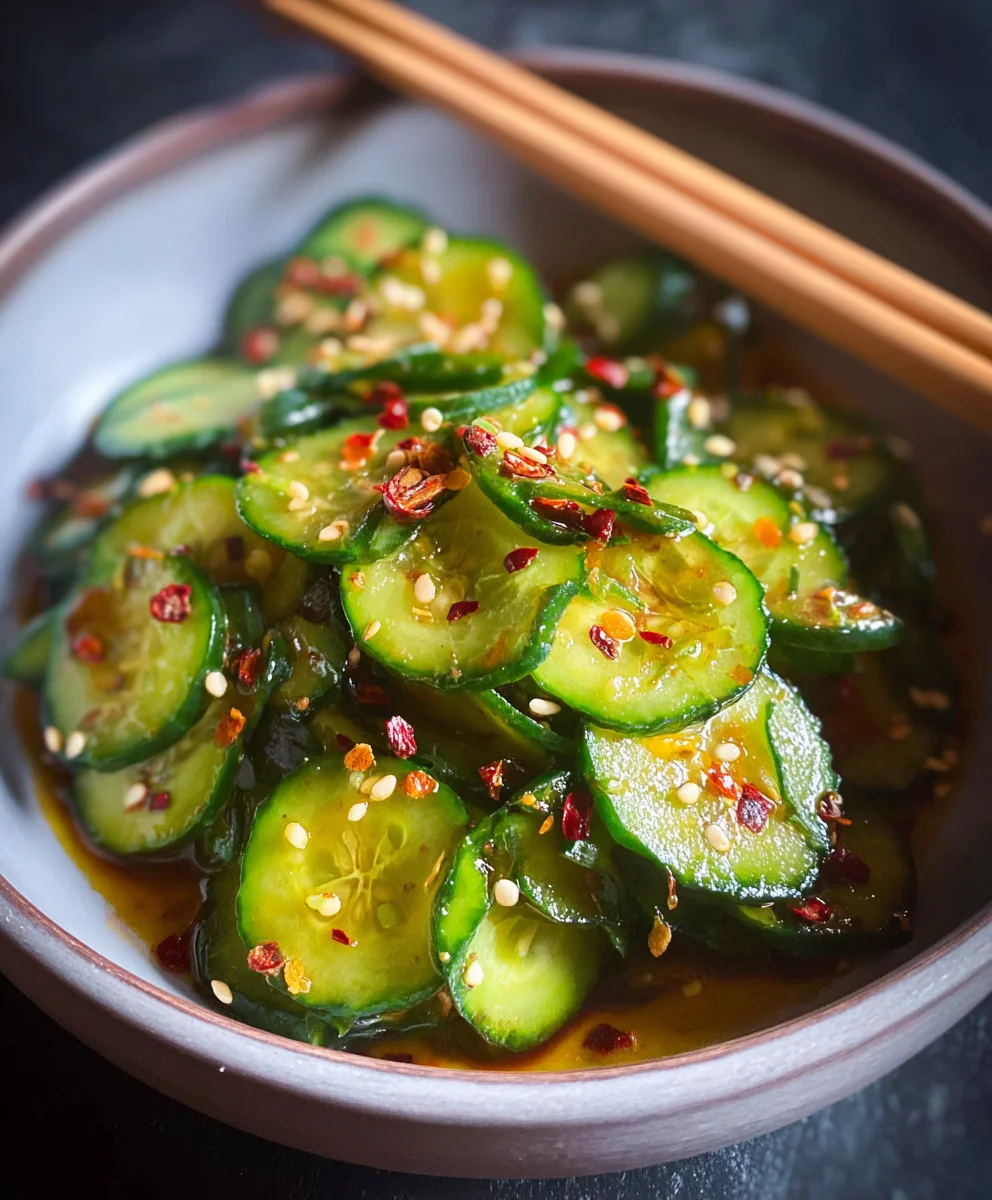 Easy Asian Cucumber Salad - Quick Refreshing Recipe