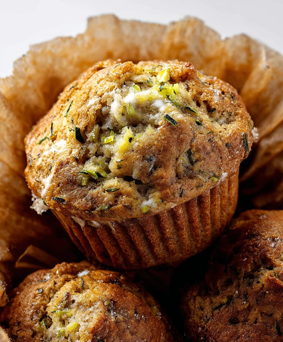 Easy Banana Zucchini Muffins-Healthy Snack