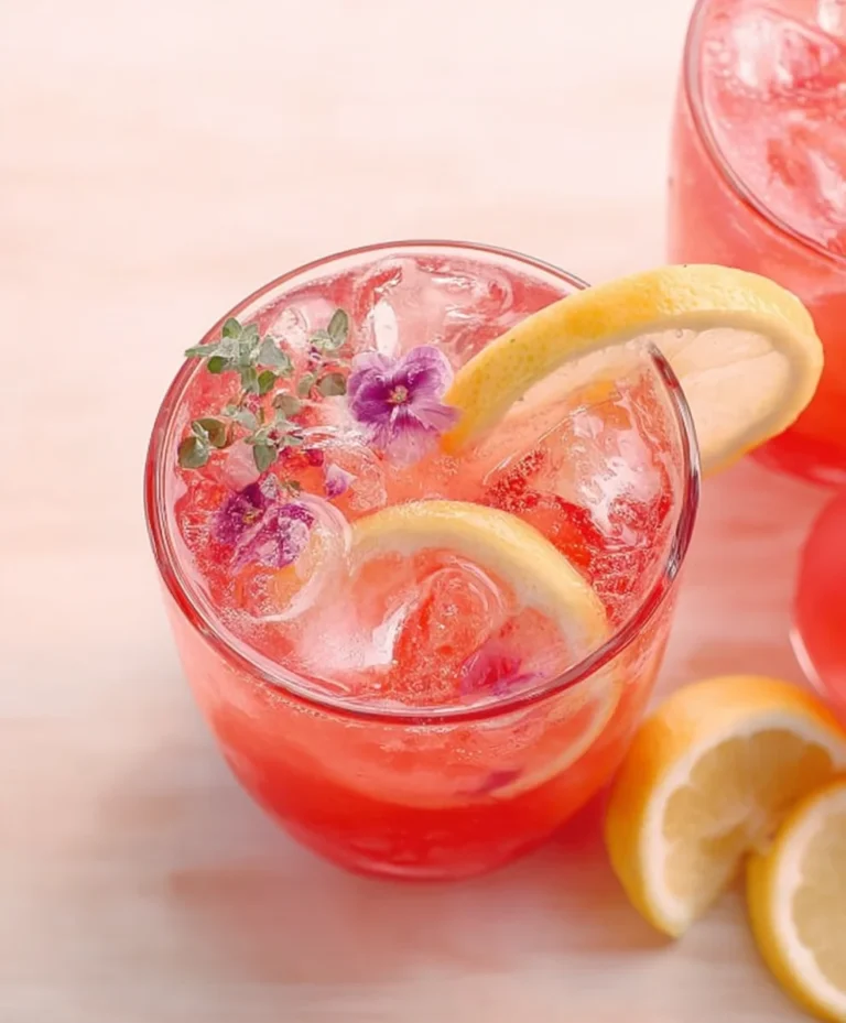 Refreshing Pink Lemonade Mocktail Recipe
