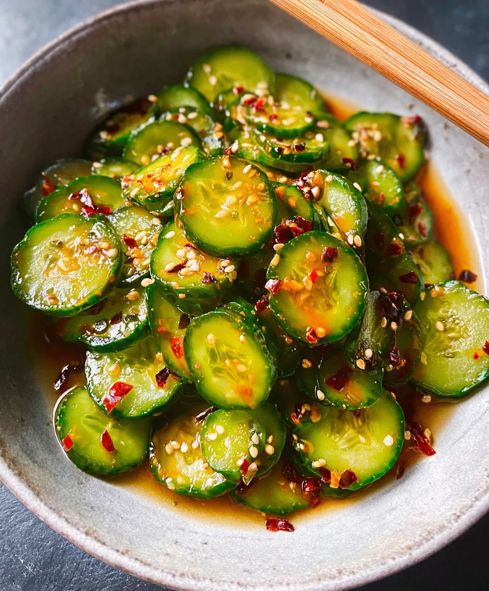Easy Asian Cucumber Salad - Quick Refreshing Recipe