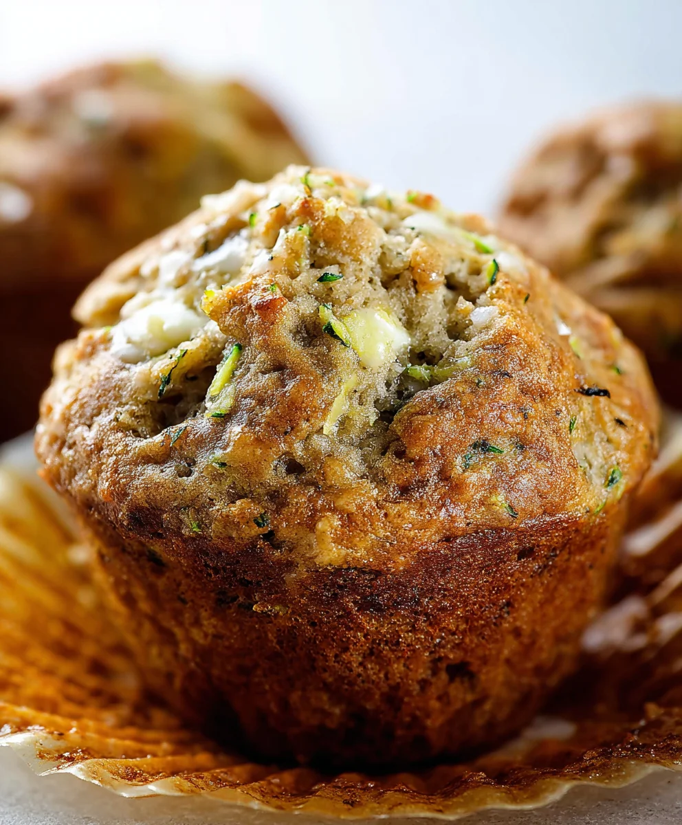 Easy Banana Zucchini Muffins-Healthy Snack