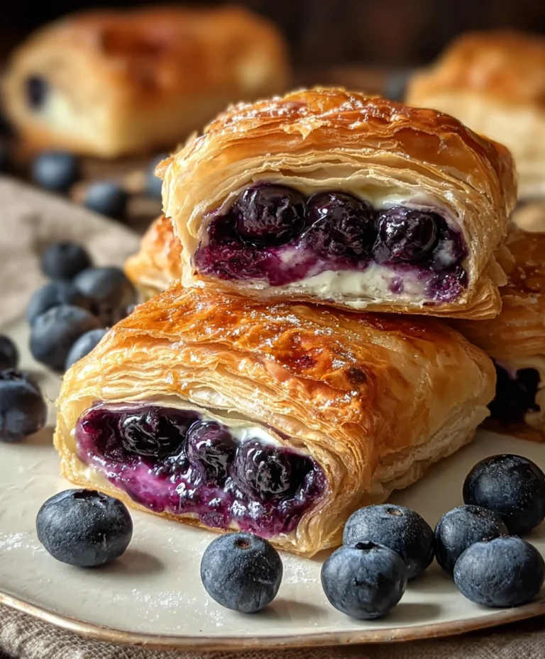 Blueberry Cream Cheese Pastry Bites – Easy Appetizer