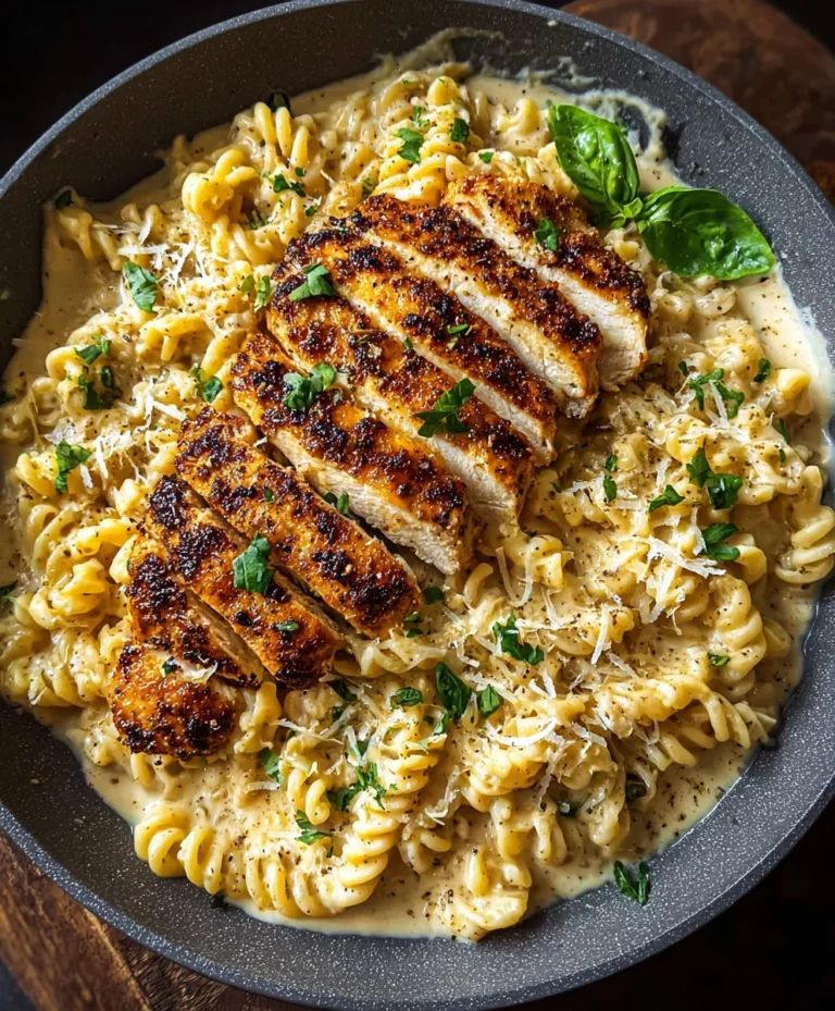 Creamy Chicken Garlic Parmesan Pasta Recipe