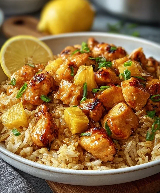 Pineapple Chicken and Rice