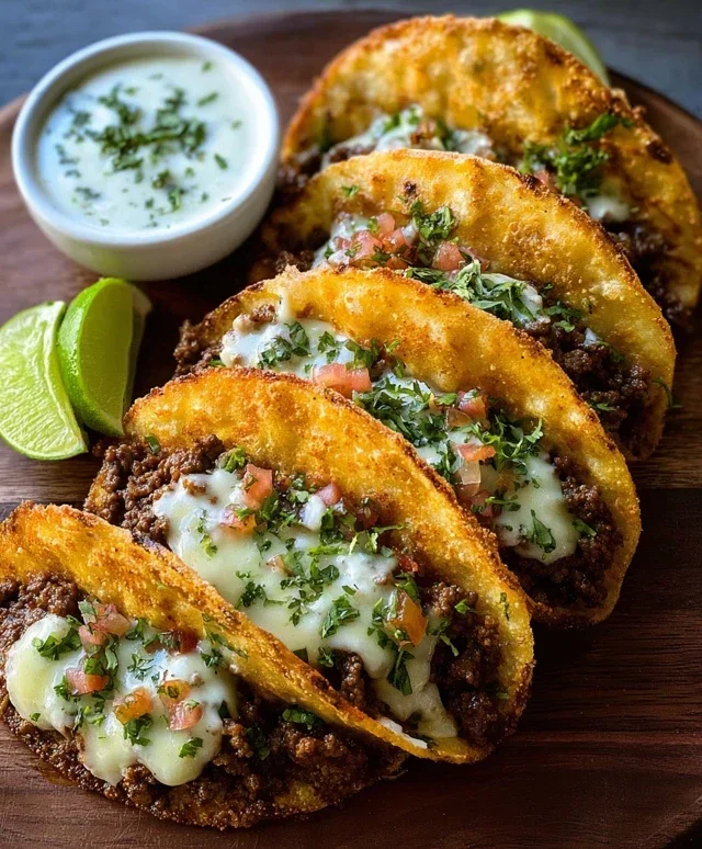 Crispy Ground Beef Tacos