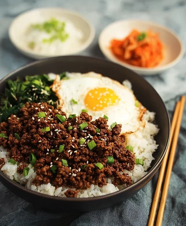 Korean Ground Beef Bowl (25-Minutes)