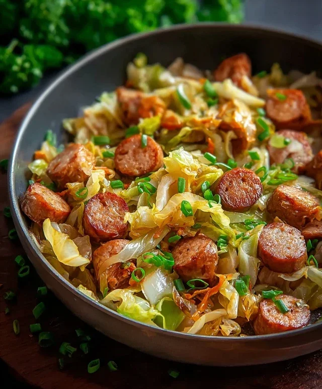 Easy Sausage and Cabbage Stir Fry