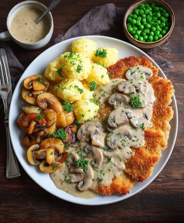 Rahmschnitzel Creamy Mushroom Schnitzel