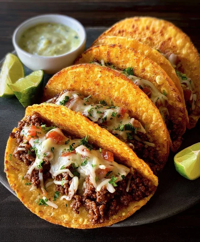 Crispy Ground Beef Tacos