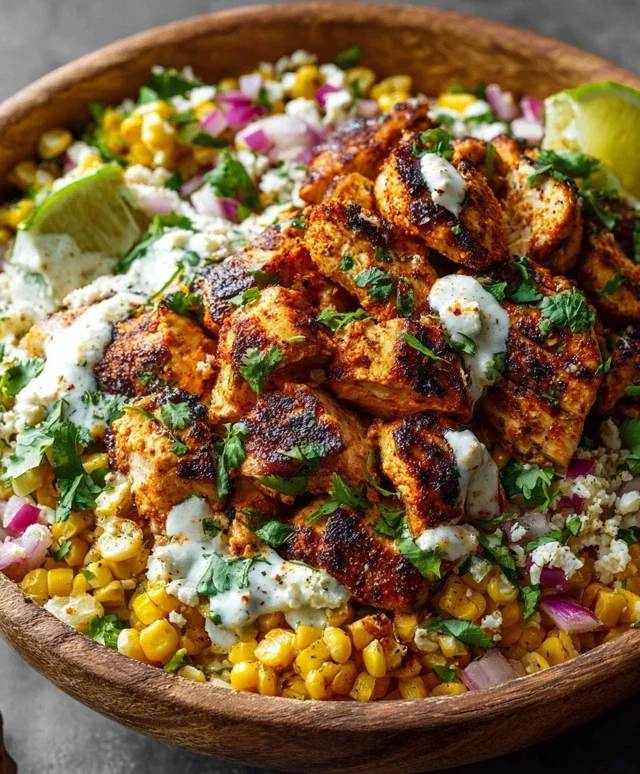 Tasty Street Corn Chicken Bowl