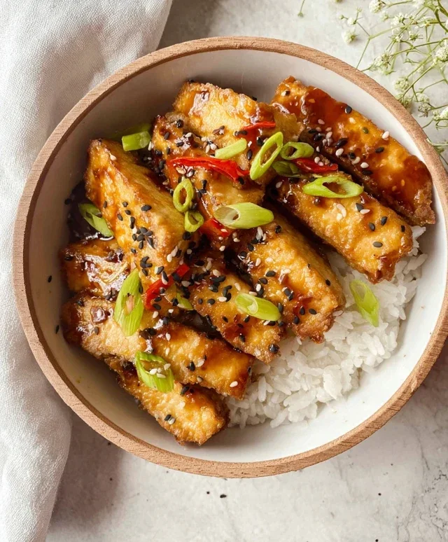 Honey Garlic Tofu