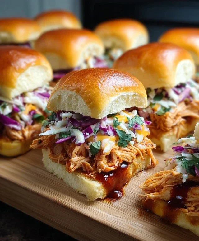 BBQ Chicken Sliders