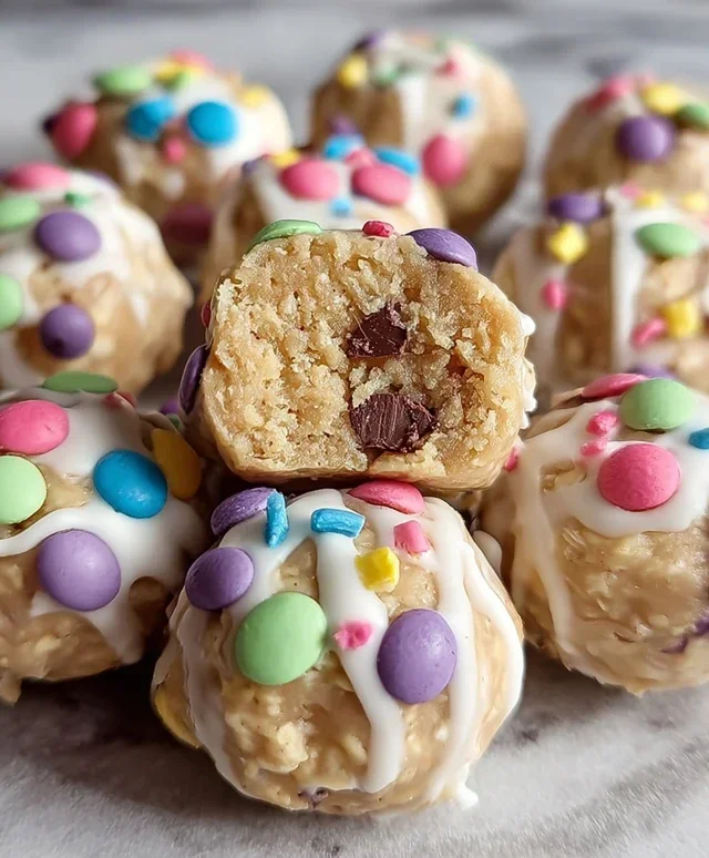 Easter Egg Cookie Dough Bites
