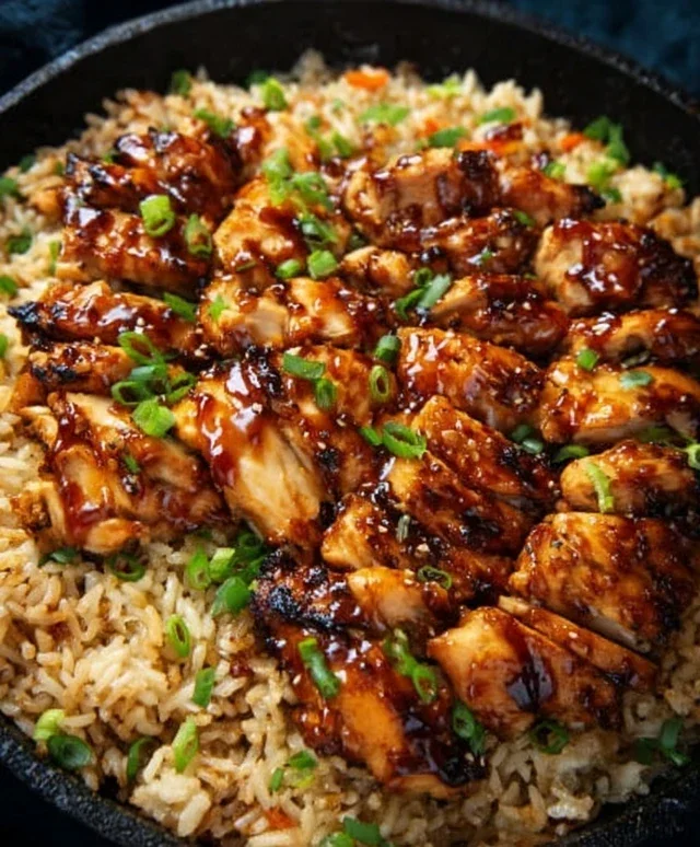 One-Pan Bold Honey BBQ Chicken Rice