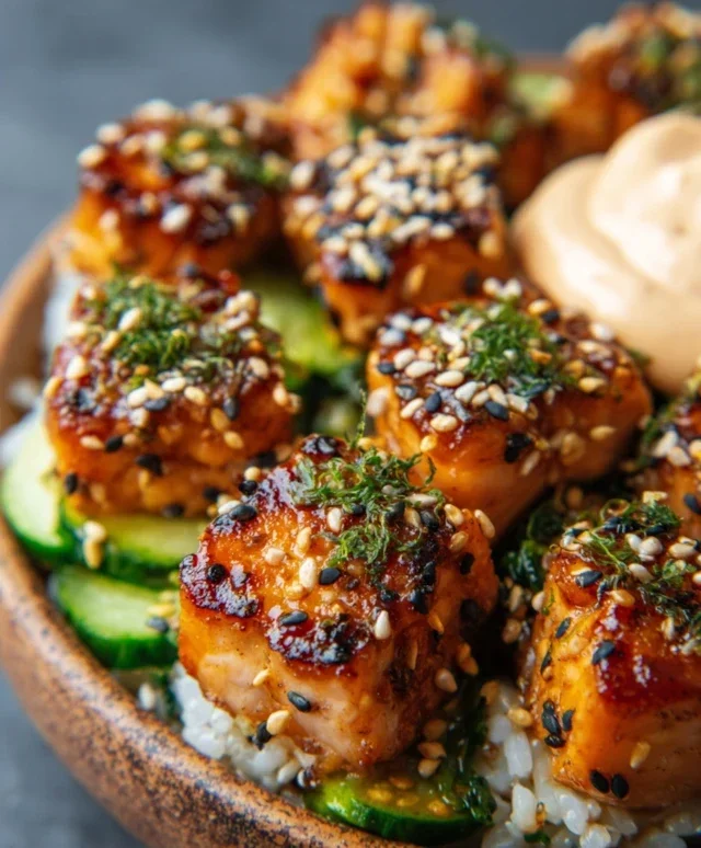Bang Bang Salmon Bites