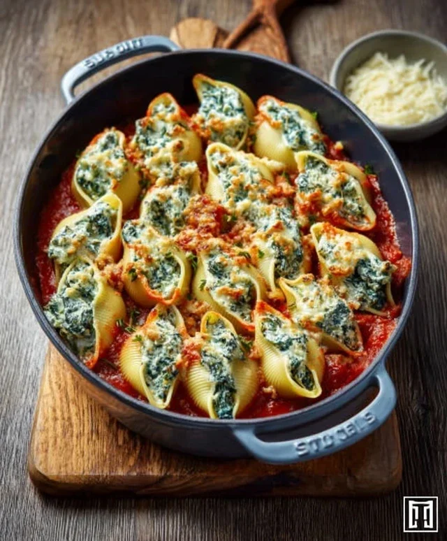 Spinach and Ricotta Stuffed Shells Recipe